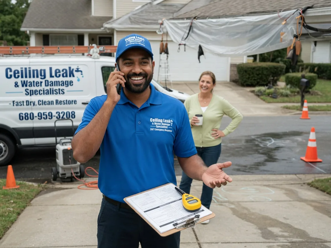 Ceiling Leak Cleanup Burbank, SD FAQs